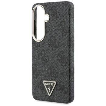 Case Guess 4G Triangle Logo MagSafe Защитный чехол для Samsung Galaxy S26 / чёрный (GUHMS26SP4GTDGMK)