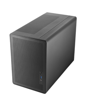 Mars Gaming MCXPS mATX Ultra-Compact Gaming PC Case with MESH & Glass Panel (MCXPS)