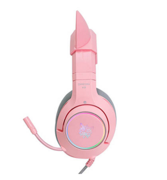 ONIKUMA K9 Spēļu Austiņas (K9 Pink RGB 3.5mm)
