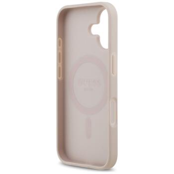 Guess 4G Circle Classic Logo MagSafe Защитный чехол для iPhone 17 / розовый (GUHMP17SP4PGRSGP)