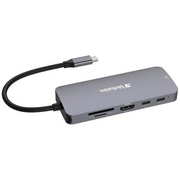 Verbatim 32152 Док-станция USB-C - HDMI / 3xUSB-A /SD / microSD / 2xUSB-C / Eternet (32152)