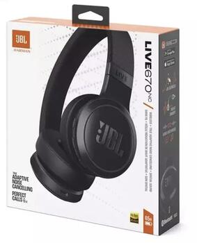 JBL Live 670NC Bluetooth Bezvadu Austiņas (JBLLIVE670NCBLK)