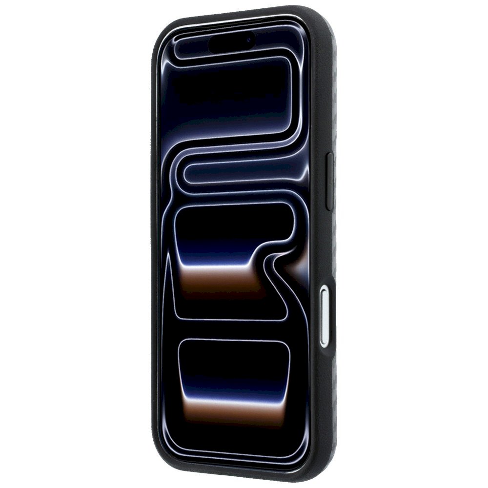 BMW M Carbon Metal Logo MagSafe Aizsargapvalks priekš iPhone 18 Pro Max / pelēks (BMHMP18X26SWPCILA)