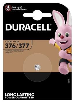 Duracell D377 / AG4 / SR626SW / LR626 Silver Oxide 1.5V Pulksteņu Baterija (D377)