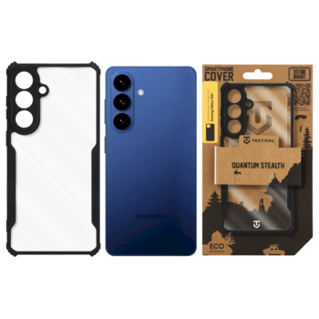 Tactical Quantum Stealth Cover Защитный чехол для Samsung Galaxy S26+ / прозрачный/чёрный (TA-57983129120)