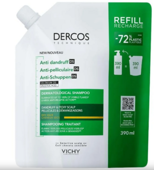 Vichy Dercos Шампунь Refill 390 ml (3337875902830)