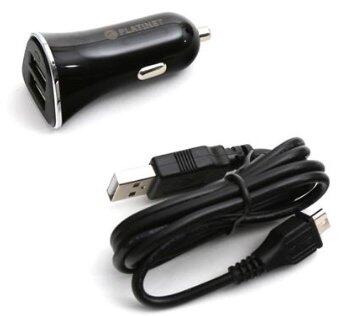 Platinet PLCR3B 12/24V IC Auto Lādētajs 3x USB 5.4A + Micro USB Kabelis 1m (PLCR3B)