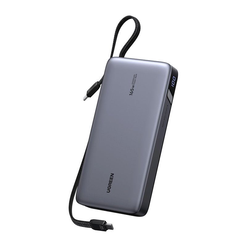 Ugreen PB552 Портативный аккумулятор 25000mAh 165W grey (55995B)