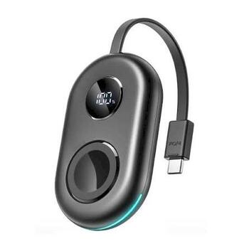 Joyroom JR-W09 Power Bank Magnetic Wireless charging, MagSafe for Apple Watch, PD 3W, 2500 mAh, with Built-in Type-C cable Зарядная батарея / чёрный (JR-W09-BLK)