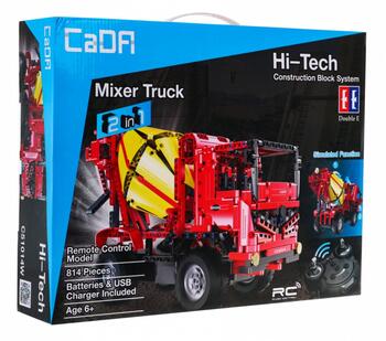 CaDa C51014W R/C Бетономешалка Игрушечная Mашинка Конструктор 814 деталей (ZKL.C51014W)