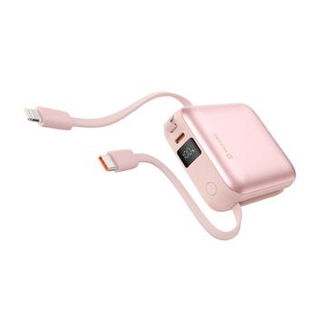 Swissten SPACE Power Bank Переносная зарядная батарея USB-C / Lightning / 10000 mAh Розовый (22013985)
