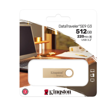 Kingston DTSE9G3 Data Traveler Флеш Память USB3.2 Gen1 /  512GB (AKKSGPENKIN00062)