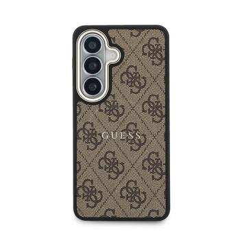 Guess PU Leather 4G Gold Frame Magnetic Case Чехол для Samsung Galaxy S26 (GUHMS26SP4MSEGCW)