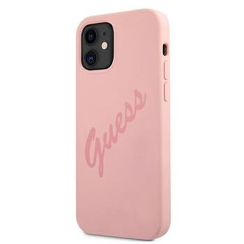 Guess GUHCP12SLSVSPI Script Vintage Защитный чехол для iPhone 12 mini 5,4