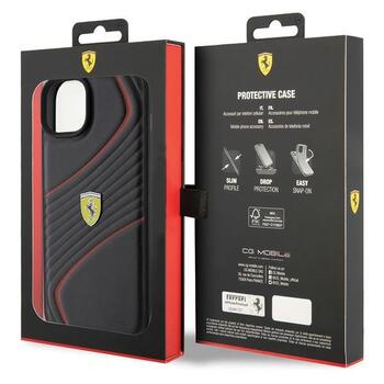 Ferrari Twist Metal Logo Back Case Защитный Чехол для Apple iPhone 15 Plus (FEHCP15MPTWK)