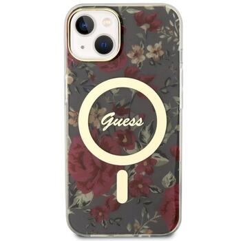 Guess GUHMP14MHCFWSA Hardcase Flower MagSafe Защитный чехол для iPhone 14 Plus / 15 Plus 6.7