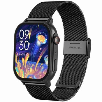 Smartwatch Gravity GT15-1 Силиконовый ремешок + чёрный браслет / чёрный (GT15-1)