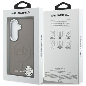 Case Karl Lagerfeld Embossed Ring Initials MagSafe Защитный чехол для Samsung Galaxy S26 Plus / коричневый (KLHMS26MPGFKLRDW)