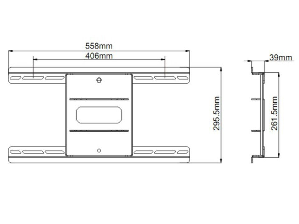 Multibrackets MB-2616 TV stiprinājums Pro 125kg Super Duty Plus (MB-2616)