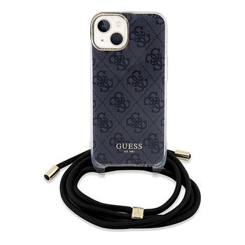 Guess GUHCP15SHC4SEK Crossbody Cord 4G Print Защитный чехол для iPhone 15 / 14 / 13 6.1