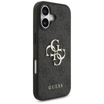 Guess PU 4G Metal Logo Case Чехол для Apple iPhone 17 (GUHCP17S4GMGGR)