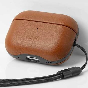 UNIQ Terra Genuine Leather Case Защитный чехол для Apple AirPods Pro 2 gen. (UNIQ-AIRPODSPRO2-TERTBWN)