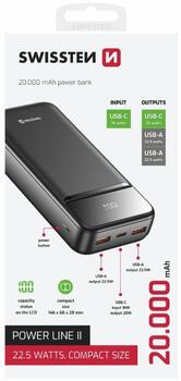 Swissten Power Line II Power Bank 20000 mAh (22013947)