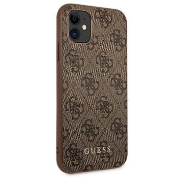 Guess GUHCN61G4GFBR Hardcase 4G Metal Gold Logo Защитный чехол для iPhone 11 6,1