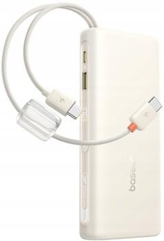 Baseus EnerFill FC41 Портативный аккумулятор 20000 mAh 100W USB-C / бежевый (6942521201815)