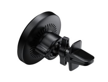 Quik Accessories QM-910 Магнитный Aвтомобильный держатель для телефона с беспроводной зарядкой 15W (QM-910)