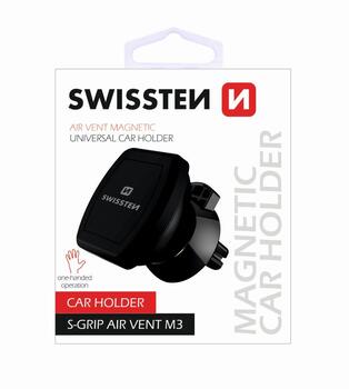 Swissten S-Grip M3 Универсальный держатель с магнитом для устройств (SW-CH-AV-M3-BK)