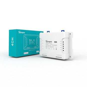 SONOFF 4CHPROR3 Viedais Wi-Fi un RF 433 MHz slēdzis līdz četrām līnijām (M0802010004)