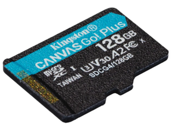 Kingston Canvas Go Plus MicroSDXC Atmiņas karte 128GB (SDCG4/128GBSP)