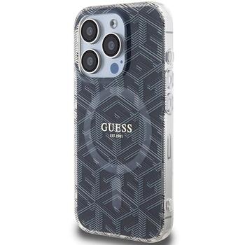 Guess GUHMP15LHGCUSTGK Hardcase IML GCube MagSafe Защитный чехол для iPhone 15 Pro 6.1