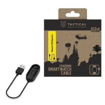 Tactical USB uzlādes kabelis priekš viedpulksteņiem Xiaomi Mi Band 4 (TAC-XIMIB4)