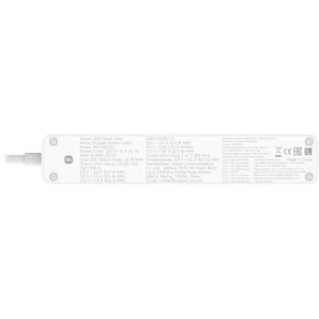 Xiaomi BHR07UKEU Strāvas pagarinātājs 1.4m (BHR07UKEU)