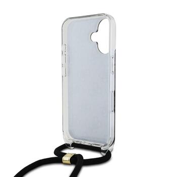 Guess IML 4G Printed Crossbody Strap Case Чехол для Apple iPhone 16 (GUHCP16SHC4SEK)