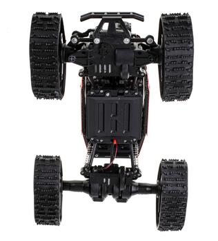 RoGer Rock Crawler 2in1 Radiovadāmā mašīna / 2.4Ghz / 4x4 / 20 km/h / 1:16 (RO-RC-GRR-2IN1-BK)