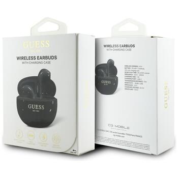 Guess Glossy Effect Egg Shape Printed Classic Logo Беспроводные наушники (GUTWSOGELEK)