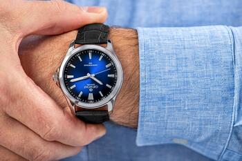 Giewont Elegance Sapphire Мужские часы GW5160-A6 / чёрный-синий (GW5160-A6)