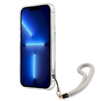 Guess GUHCP13XHFLSN Flower Strap Aizsargapvalks priekš iPhone 13 Pro Max 6,7