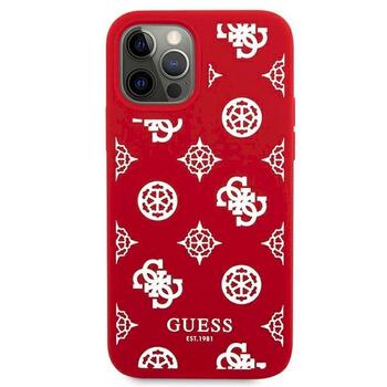 Guess GUHCP12LLSPEWRE Peony Collection Aizsargapvalks priekš iPhone 12 Pro Max 6,7