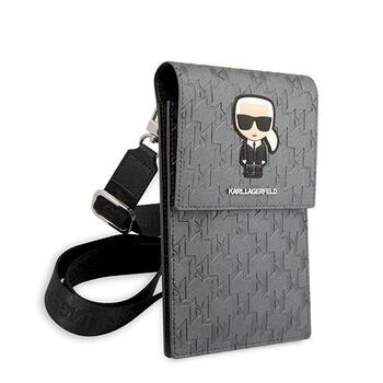 Karl Lagerfeld Ikonik Karl Monogram Patch Rokassoma / sudrabs (KLWBSAMIPG)