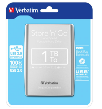Verbatim Store 'n' Go Внешний Жесткий Диск 1TB (V53071)