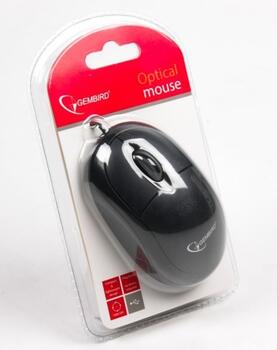 Gembird MUS-U-01 Стандартная Мышь для компьютера / 800 DPI / USB (MUS-U-01)