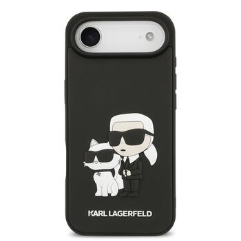 Karl Lagerfeld 3D Rubber Karl and Choupette Case Aizsargapvalks priekš Apple iPhone 17 Air (KLHCP17M3DRKCNK)