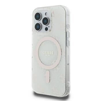 Guess IML 4G Background MagSafe Защитный Чехол для Apple iPhone 16 Pro (GUHMP16LH4DTEH)
