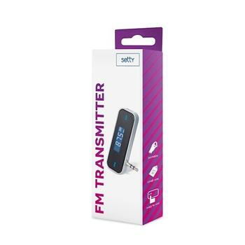 Setty TFM-01 FM Transmitter Auto Radio 3.5 mm konektors (GSM094422)