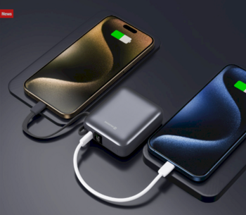 Swissten SPACE Power Bank Универсальный Внешний Аккумулятор Встроенный Кабель USB-C 35W / 10000 mAh Серебристый (22013986)