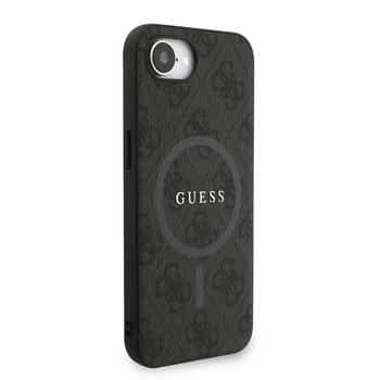 Guess PU Leather 4G Colored Ring Strap MagSafe Case Чехол для Apple iPhone 16e (GUHMPSE4P4GREGSK)